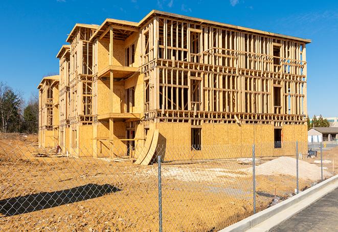 a long-lasting temporary fence helping to keep construction zones safe in Meriden, CT